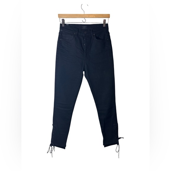 CITIZENS OF HUMANITY | black denim jeans 26 Olivia high rise slim ankle - Picture 1 of 7